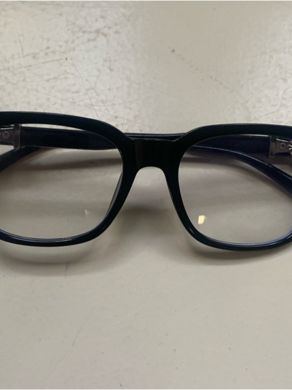 Classic Dark Blue Rectangular Eyeglass Frames